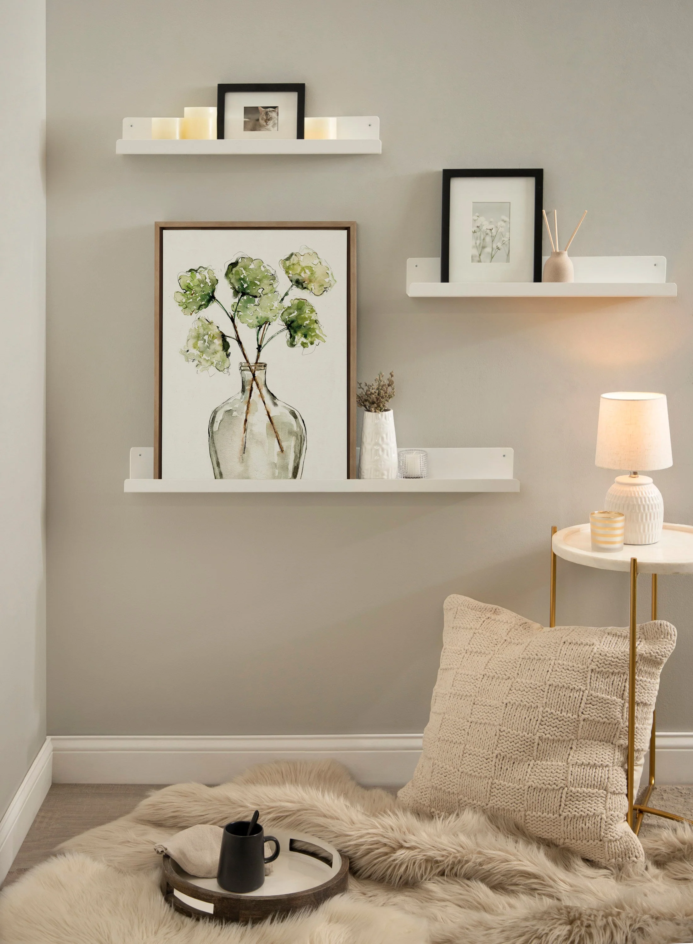 Sylvie Greenery Vase Framed Canvas by Sara Berrenson - Image 28