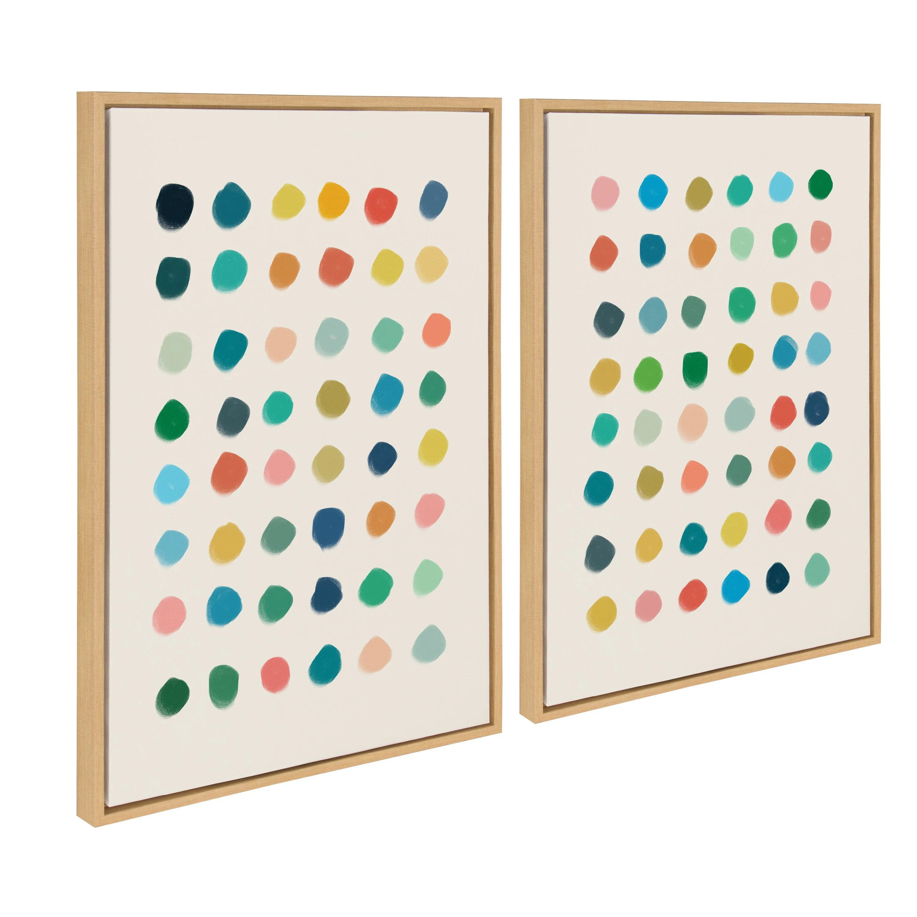 Sylvie Meditation 1 and 2 Framed Canvas Art Set by Kelly Knaga - Image 12