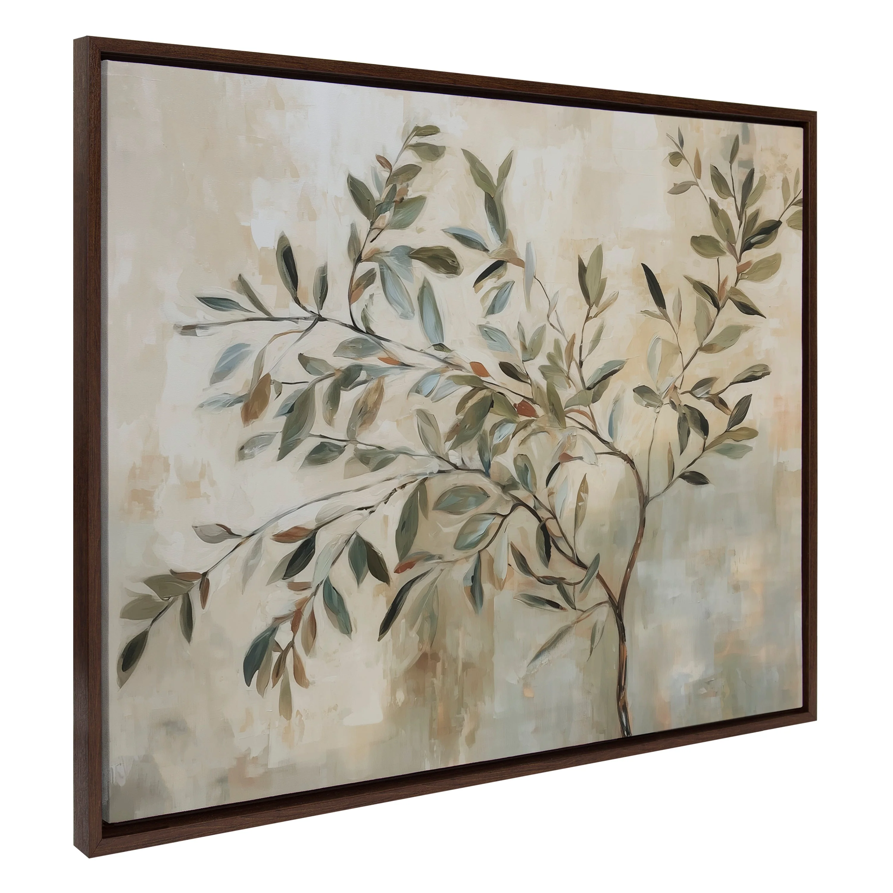 Sylvie Olive Tree Abstract Framed Canvas by The Creative Bunch Studio - Image 10