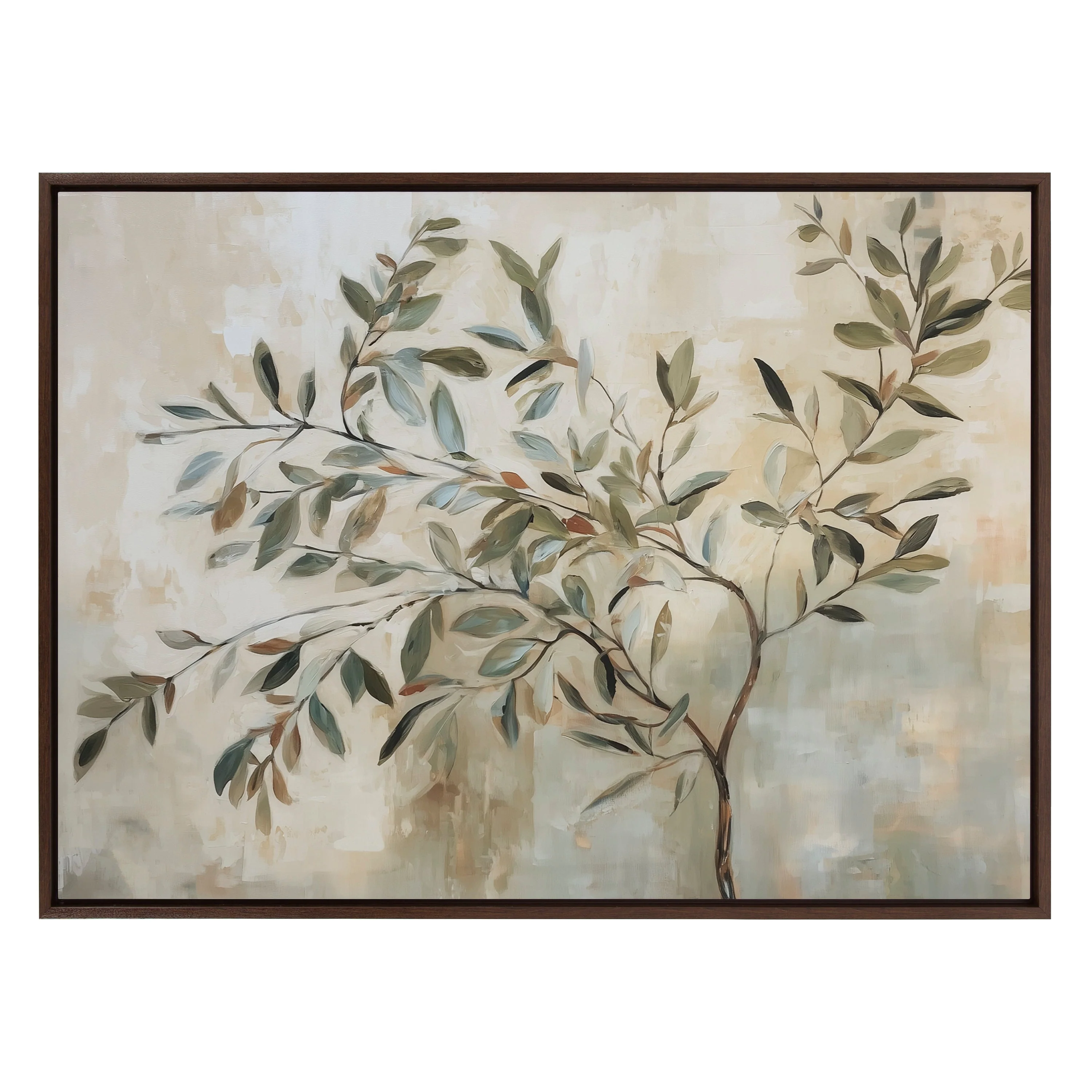 Sylvie Olive Tree Abstract Framed Canvas by The Creative Bunch Studio - Image 6