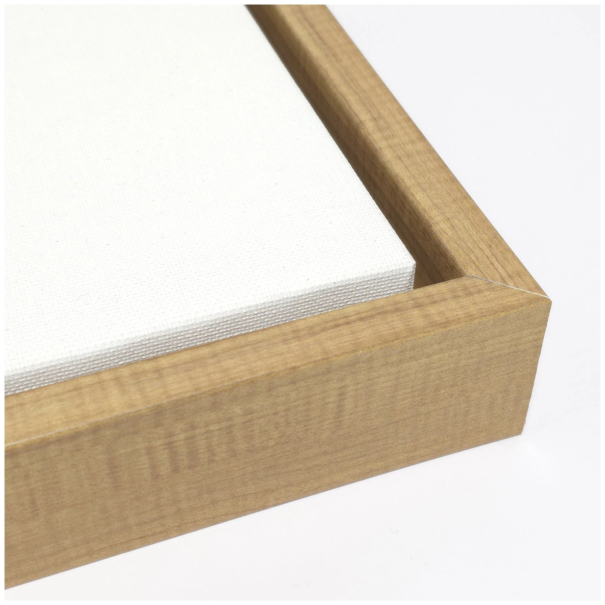 Sylvie Tonal Abstract Textural White and Beige Light Natural Neutrals Horizontal Framed Canvas by The Creative Bunch Studio - Image 3