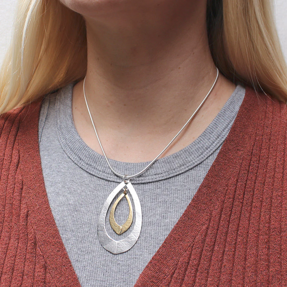 Teardrop Swoops Necklace - Image 2