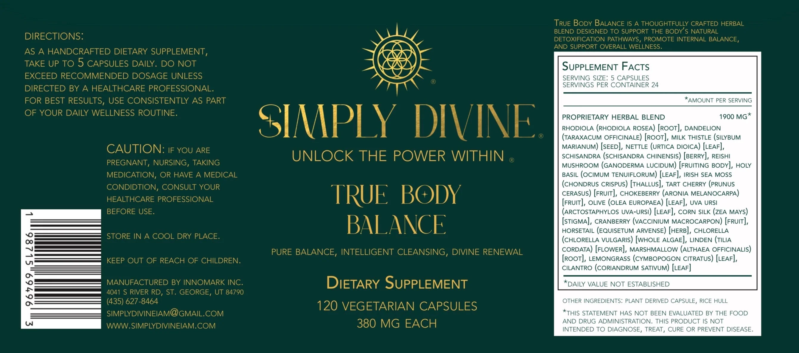 True Body Balance Herbal Supplement - Bladder Kidney & Liver - Image 6