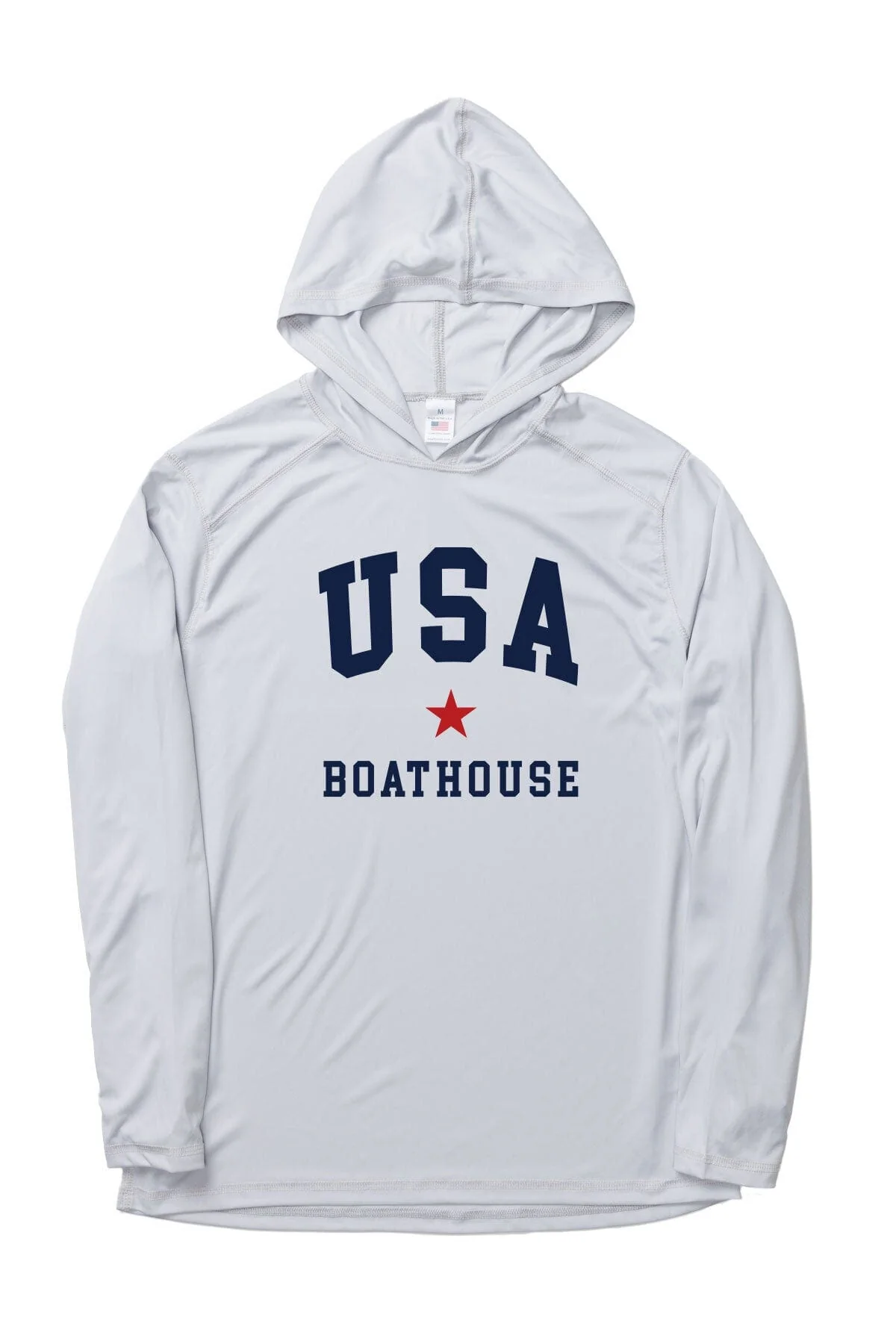 Lightweight UV Protection Long Sleeve Hoodie - USA & Logo