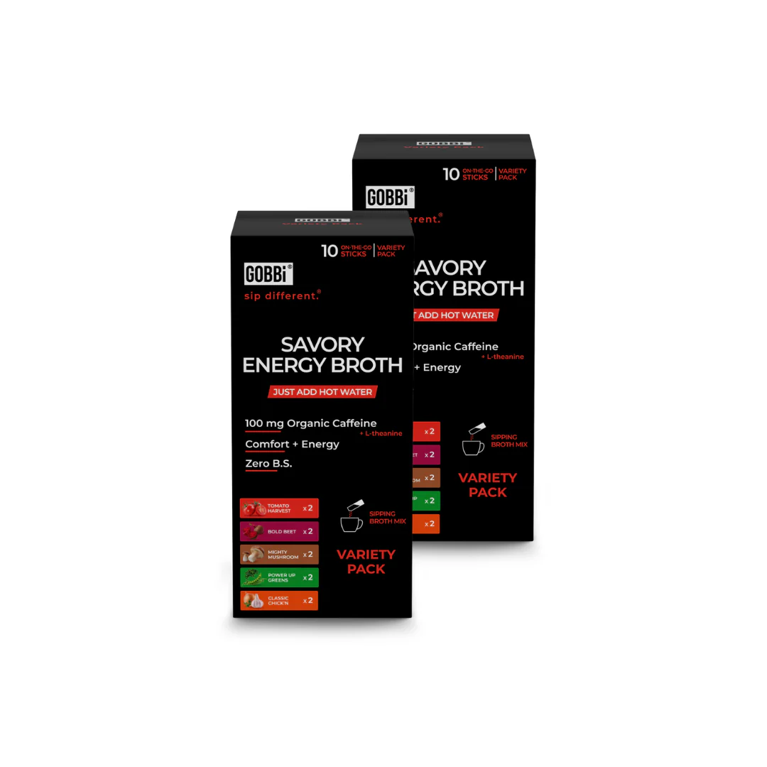 Savory Energy Broth Variety Pack - 10 Or 20 Pack - Image 2