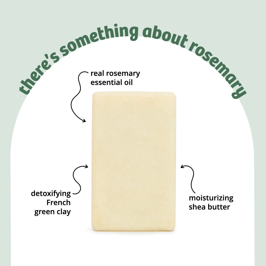 Rosemary Moisturizing Hand & Body Soap Bar - 4 Oz - Image 3