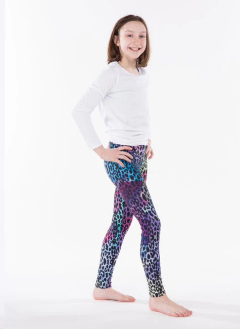 Kids Eco-Friendly Wild Side Yoga Pants - Image 3