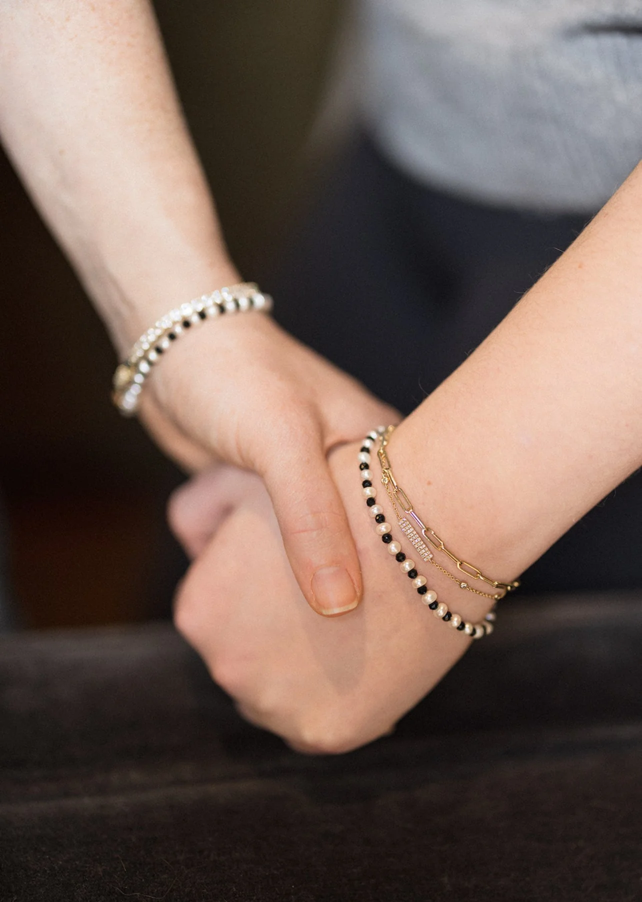 Zoe and Me Mother & Daughter Bracelet in "Amour" - Image 7